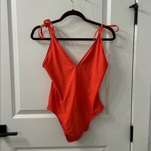 Aerie Red One Piece Swimsuit